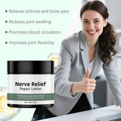 Back-shoulder area application with Alcura Nerve Cream.