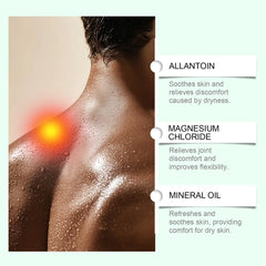 Close-up texture of Alcura Nerve Cream showing smooth, fast absorbing formula.