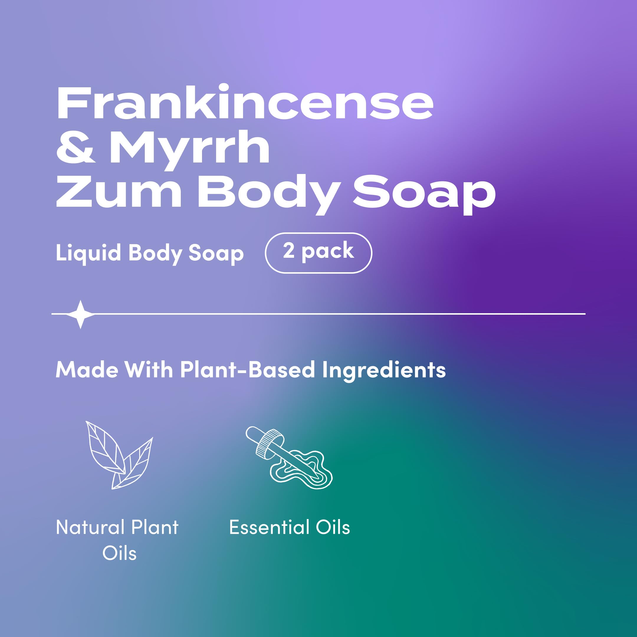 Zum Body Soap lather with Frankincense and Myrrh shows rich bubbles and aroma