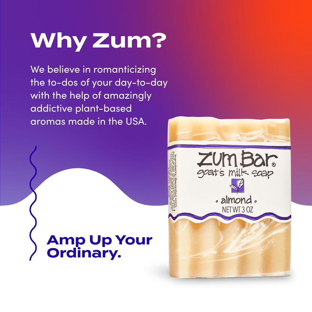 Bathroom scene featuring Zum Indigo soap bar in daily setup