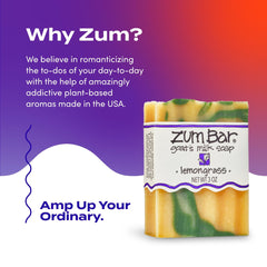 Zum Indigo Wild Goat Milk Soap Bar Lemongrass packaging keeps bars tidy and travel-ready