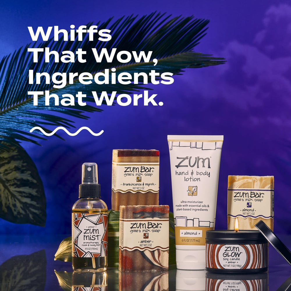 Zum Indigo Wild Goat Milk Soap Bar USA-made packaging.