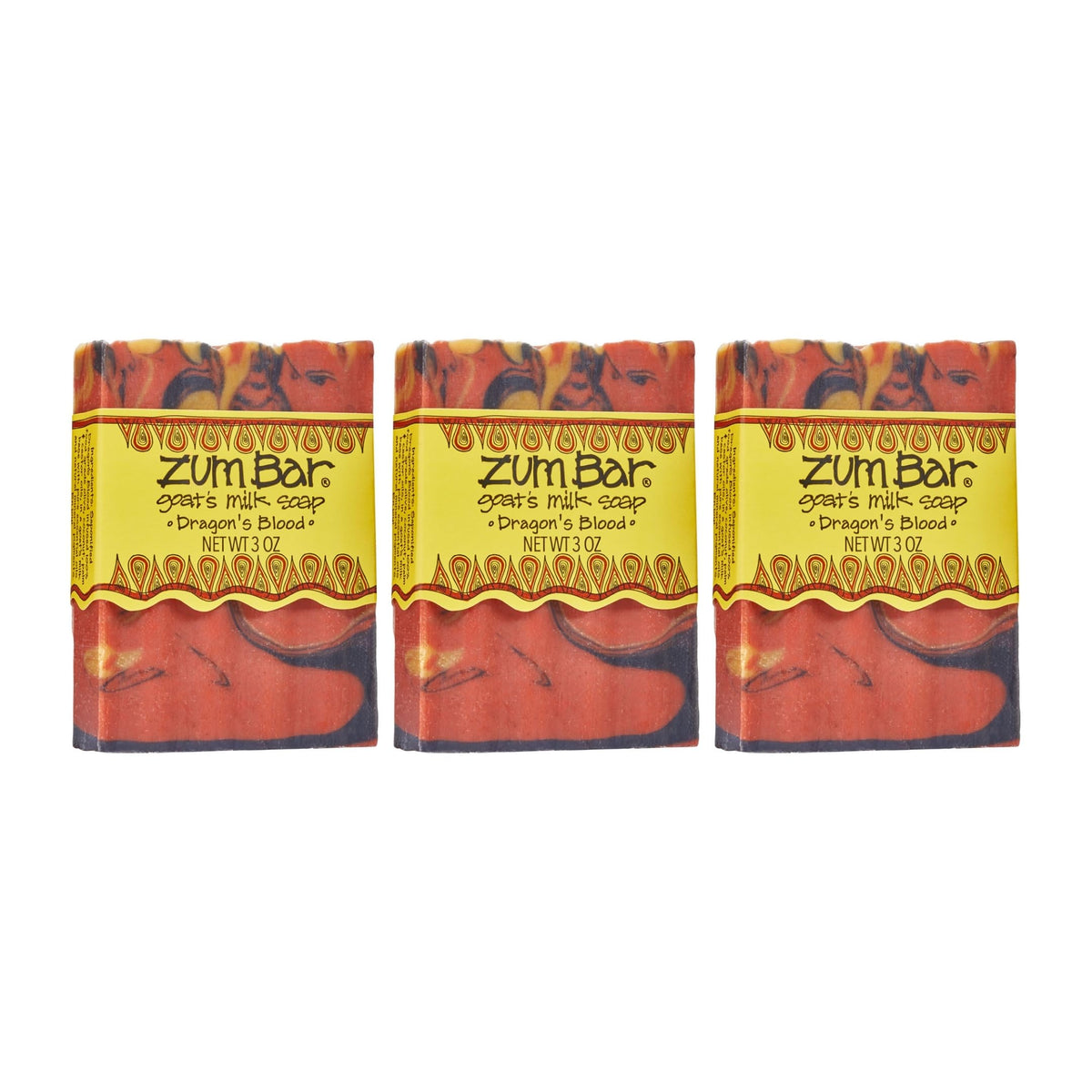 Zum Indigo Wild Goat's Milk Soap Dragon's Blood bar with hydrating lather for hands.