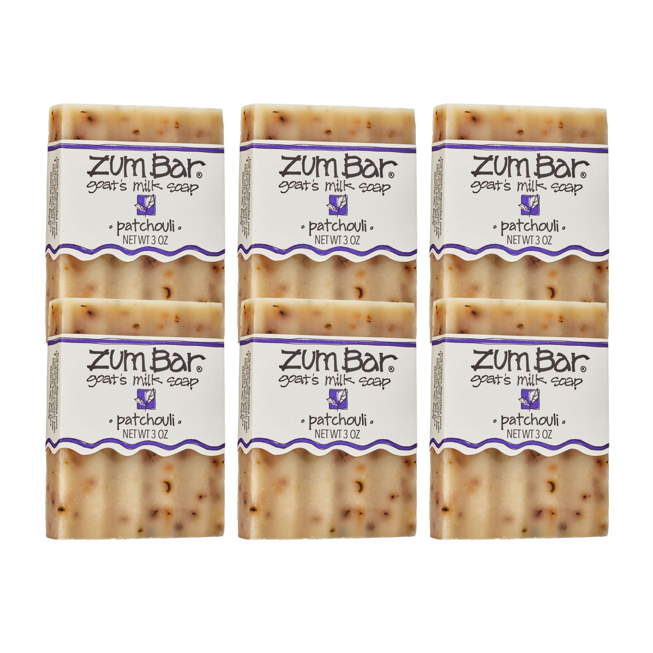 Zum Indigo Wild Patchouli goat's milk soap bar with creamy lather