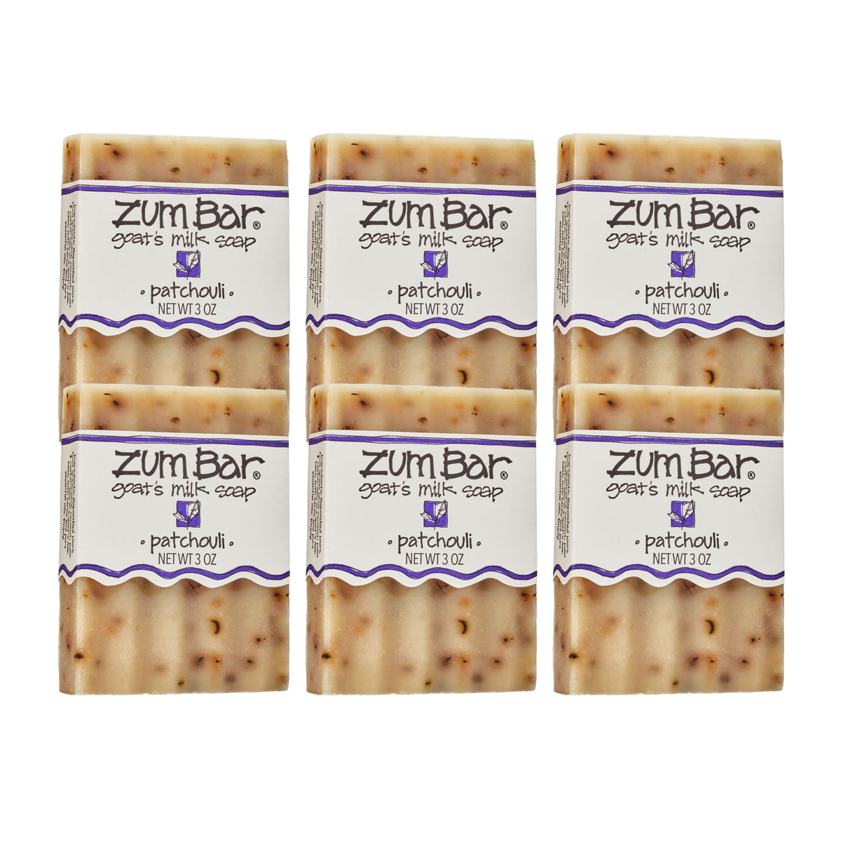 Zum Indigo Wild Patchouli goat's milk soap bar with creamy lather