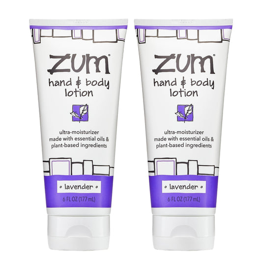 Zum Indigo Wild hand and body lotion bottle with pump for easy application