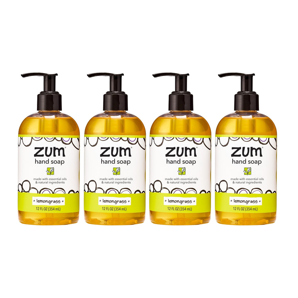 Zum Indigo Wild Hand Soap bottle front with lemongrass aroma and premium lather.