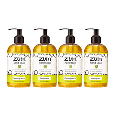 Zum Indigo Wild Hand Soap bottle front with lemongrass aroma and premium lather.