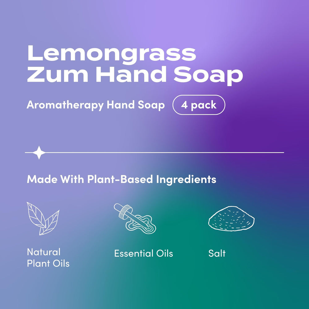 Zum Indigo Wild Hand Soap pump-action demonstrates quick, gentle cleansing and citrus notes.