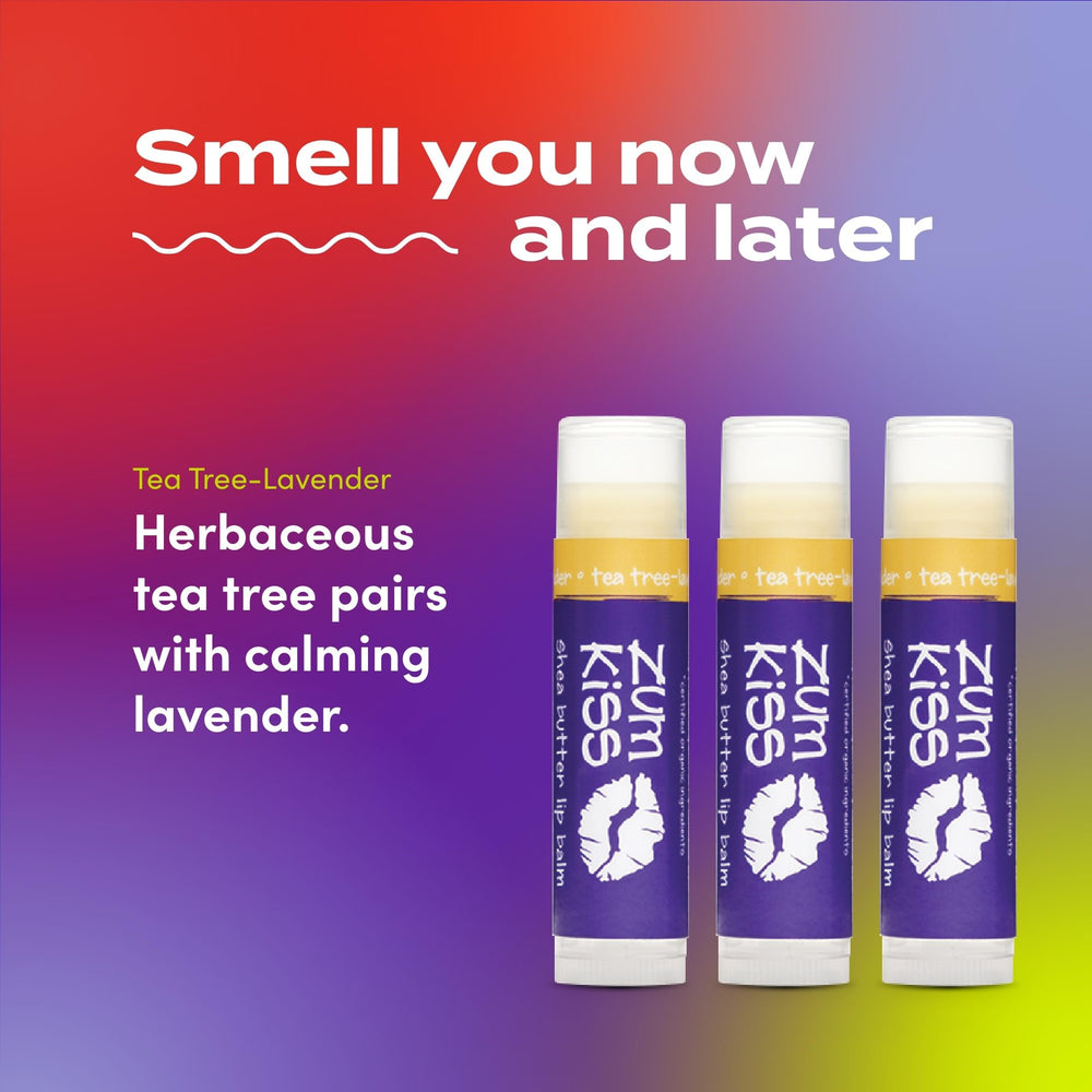 Zum Kiss Stick texture close-up reveals creamy, nourishing lip balm.