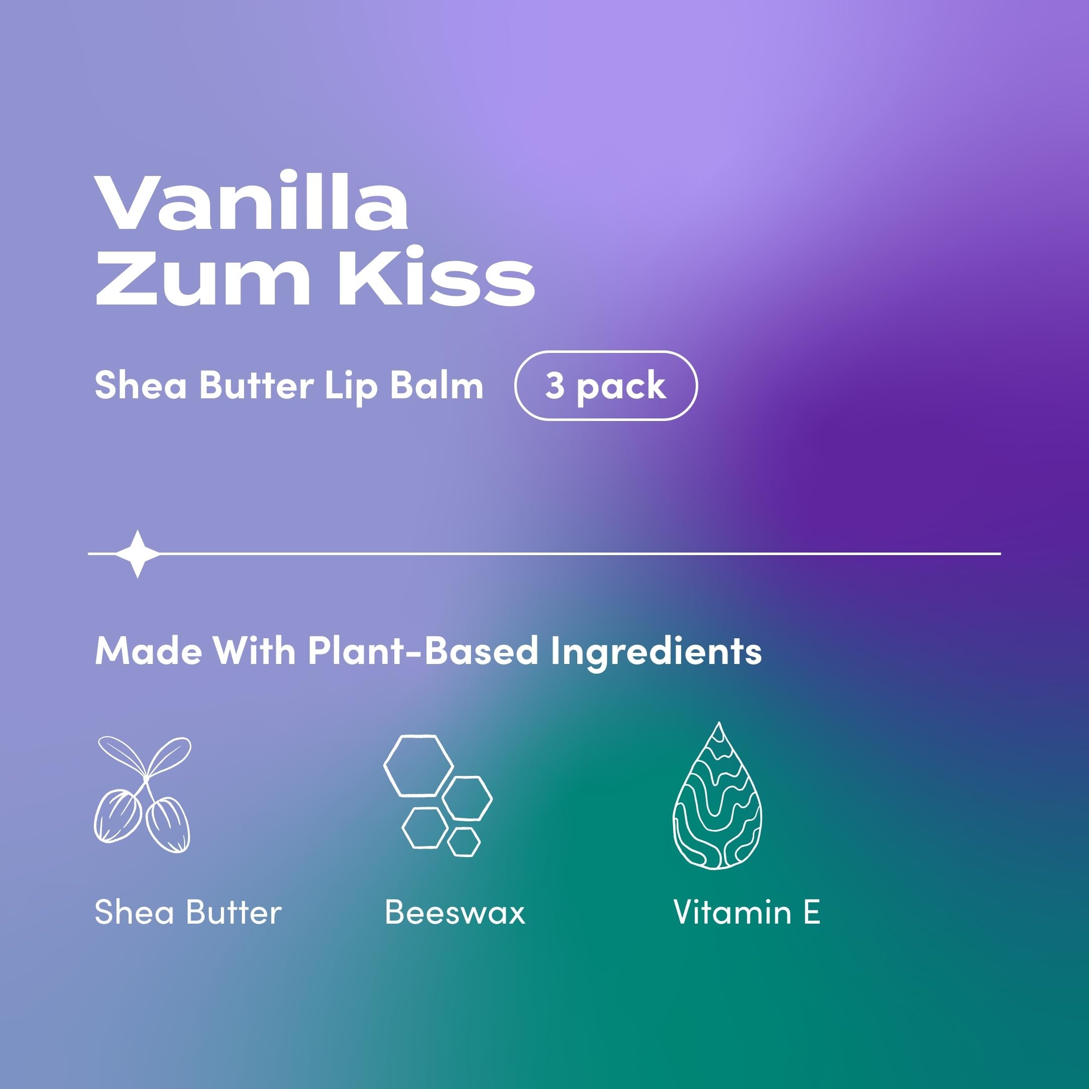 Zum Kiss Stick vanilla balm tube close-up for quick moisture on demand