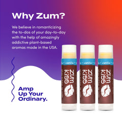 Cruelty-free badge signals ethical lip care from Zum Kiss Stick