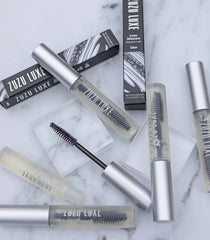 Zuzu Luxe Clear Mascara creates a glossy lash finish