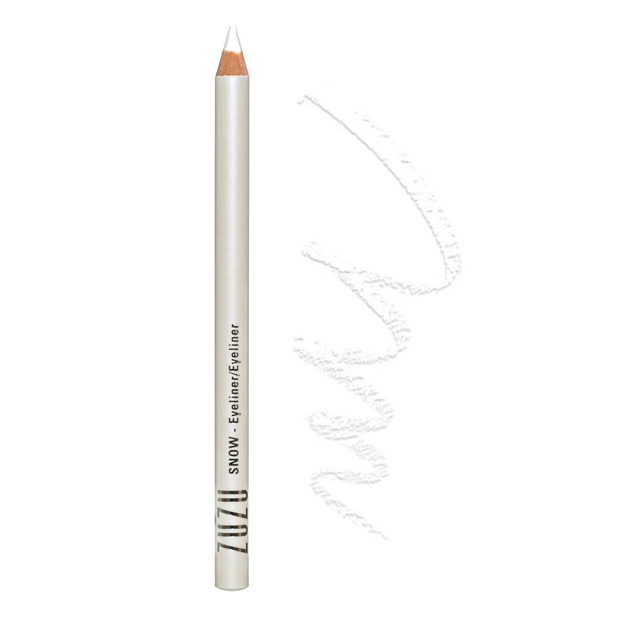 Zuzu Luxe Snow Eyeliner packaging close-up for premium presentation