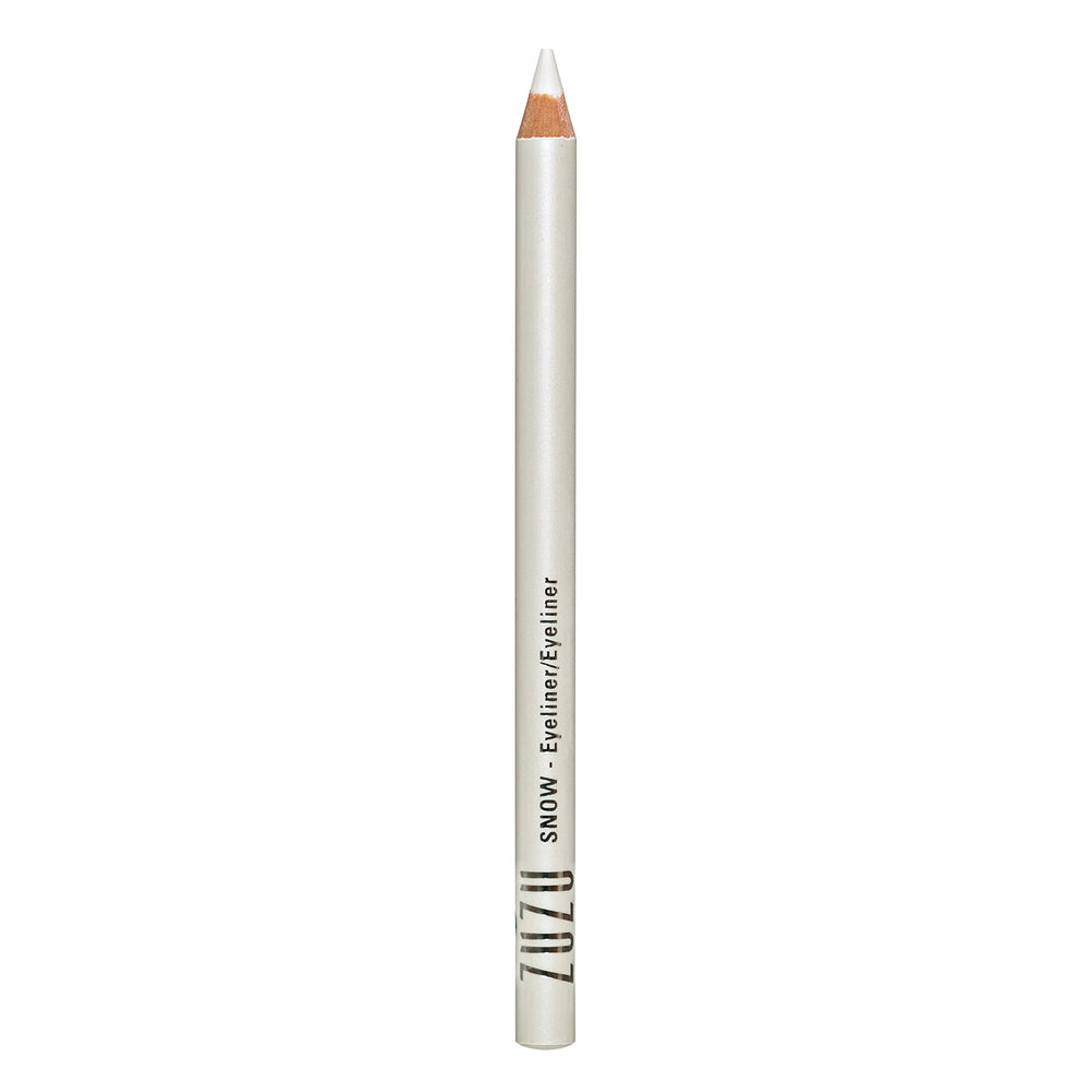 Zuzu Luxe Snow Eyeliner tip close-up for precise, smooth lines