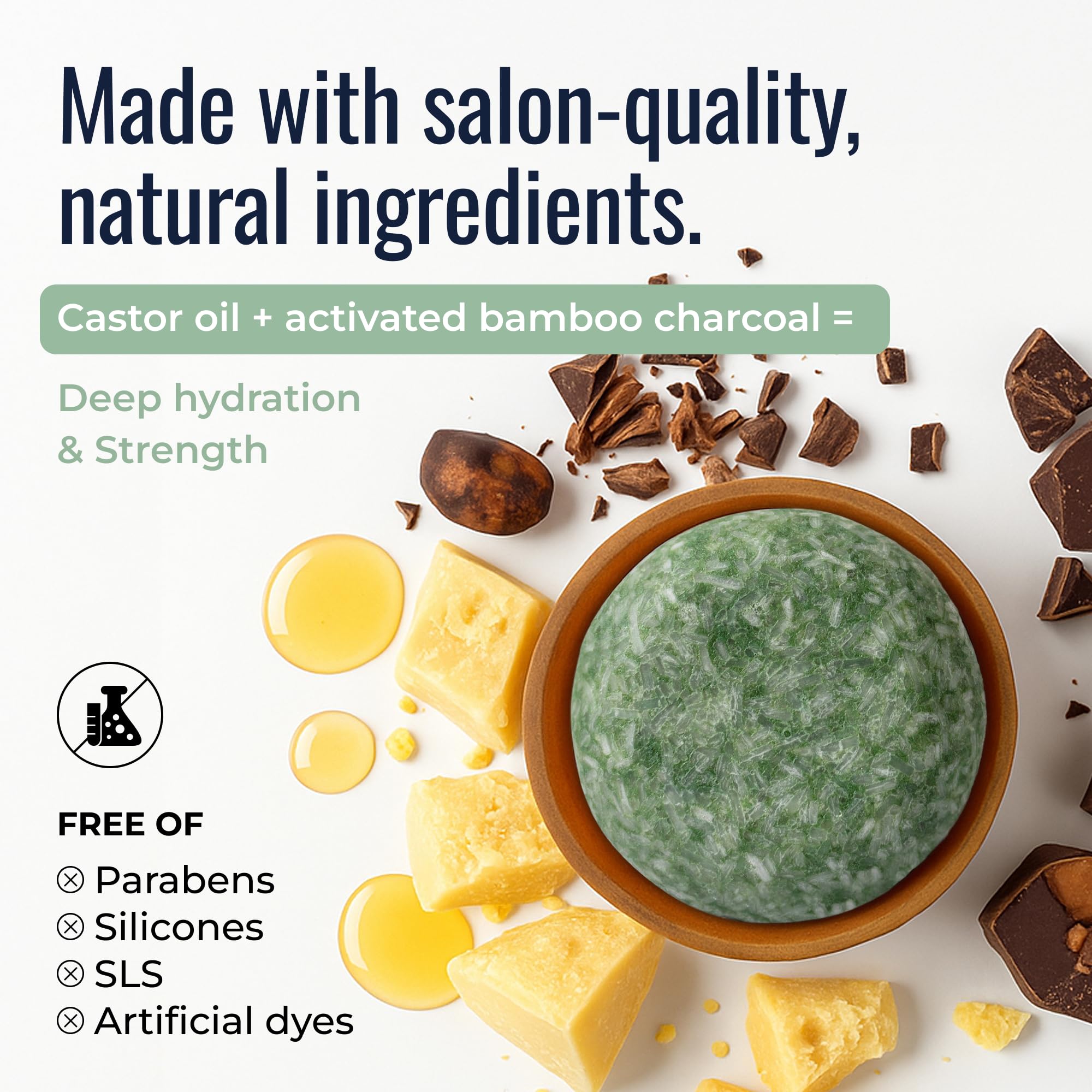 ZWS Essentials Bloom Shampoo Bar color-treated friendly formula cares for vibrant hair.