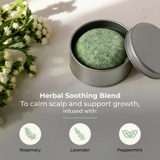 ZWS Essentials Bloom Shampoo Bar rich-lather demonstrates gentle cleansing for daily use.