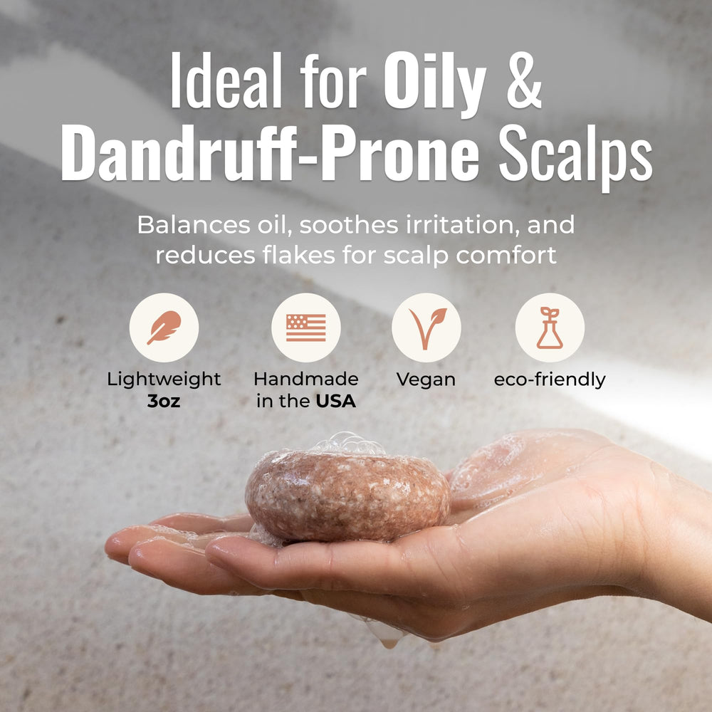 ZWS Essentials Driftwood Shampoo Bar travel-size for on-the-go care.