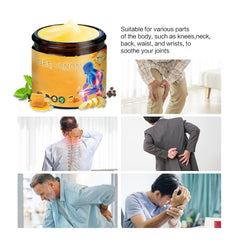 Lower back view suggests soothing relief after long days