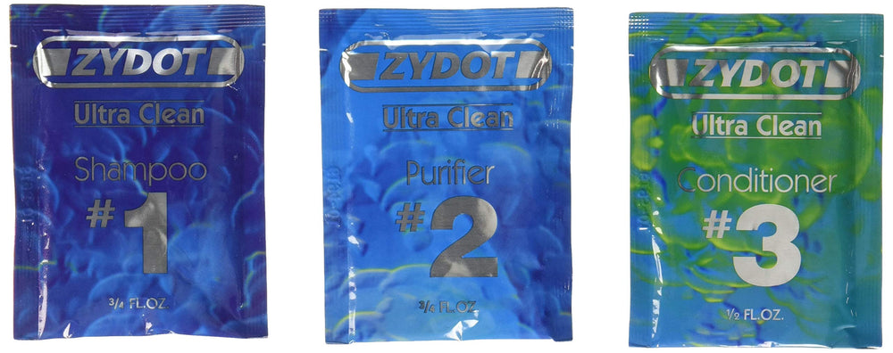 Zydot Ultra Clean Detox Shampoo bottle in premium packaging for a thorough cleanse