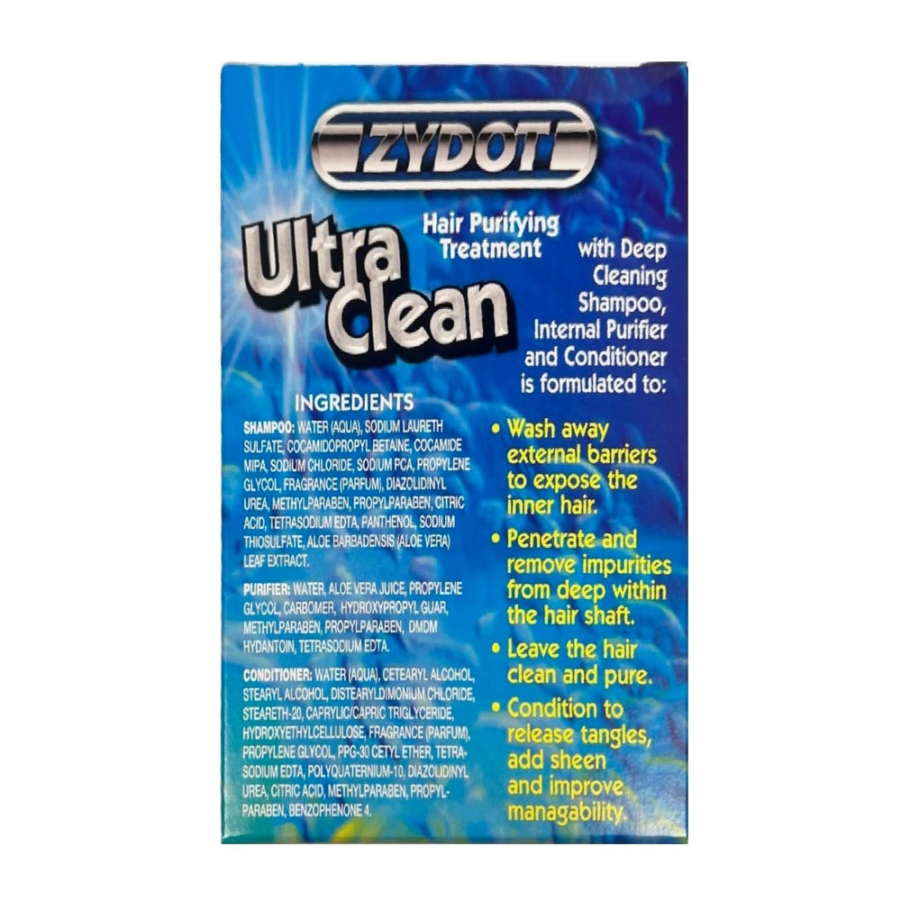 ZYDOT Ultra Cleanse conditioner application highlighting detangling and shine