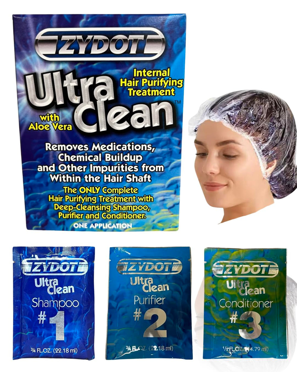 ZYDOT Ultra Cleanse shampoo bottle showing detox cleansing for refreshed hair
