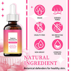 ZYGCDZ oil shows quick non-greasy absorption on skin