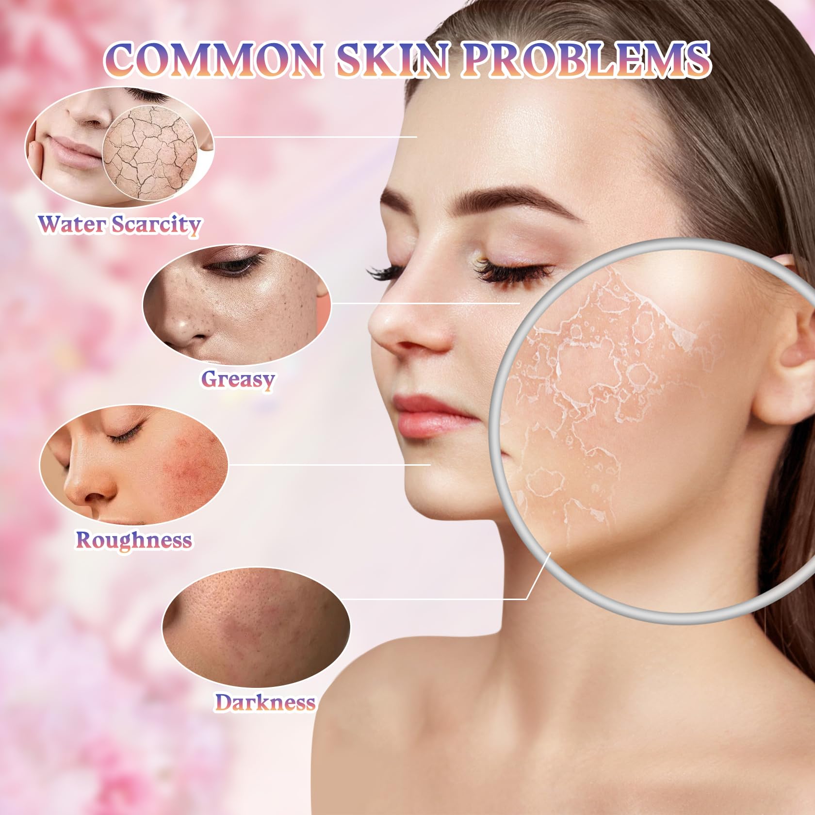 ZZCQzeze Sakura Set eye cream nourishes the delicate area