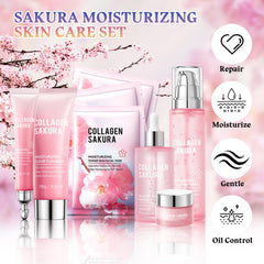 ZZCQzeze Sakura Set toner preps skin for better absorption