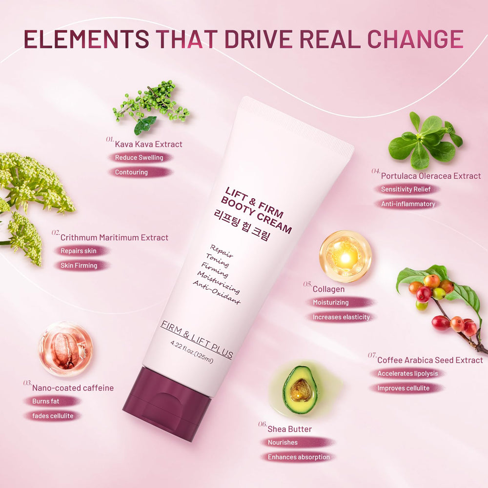 ZZILME B Tight cream application on legs and butt for smoother skin.